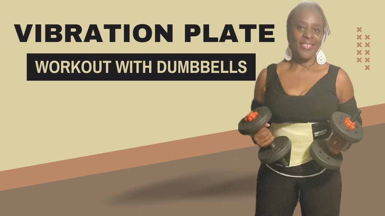 10-Minute Shoulder Blast Workout with Vibration Plate & Dumbbells!