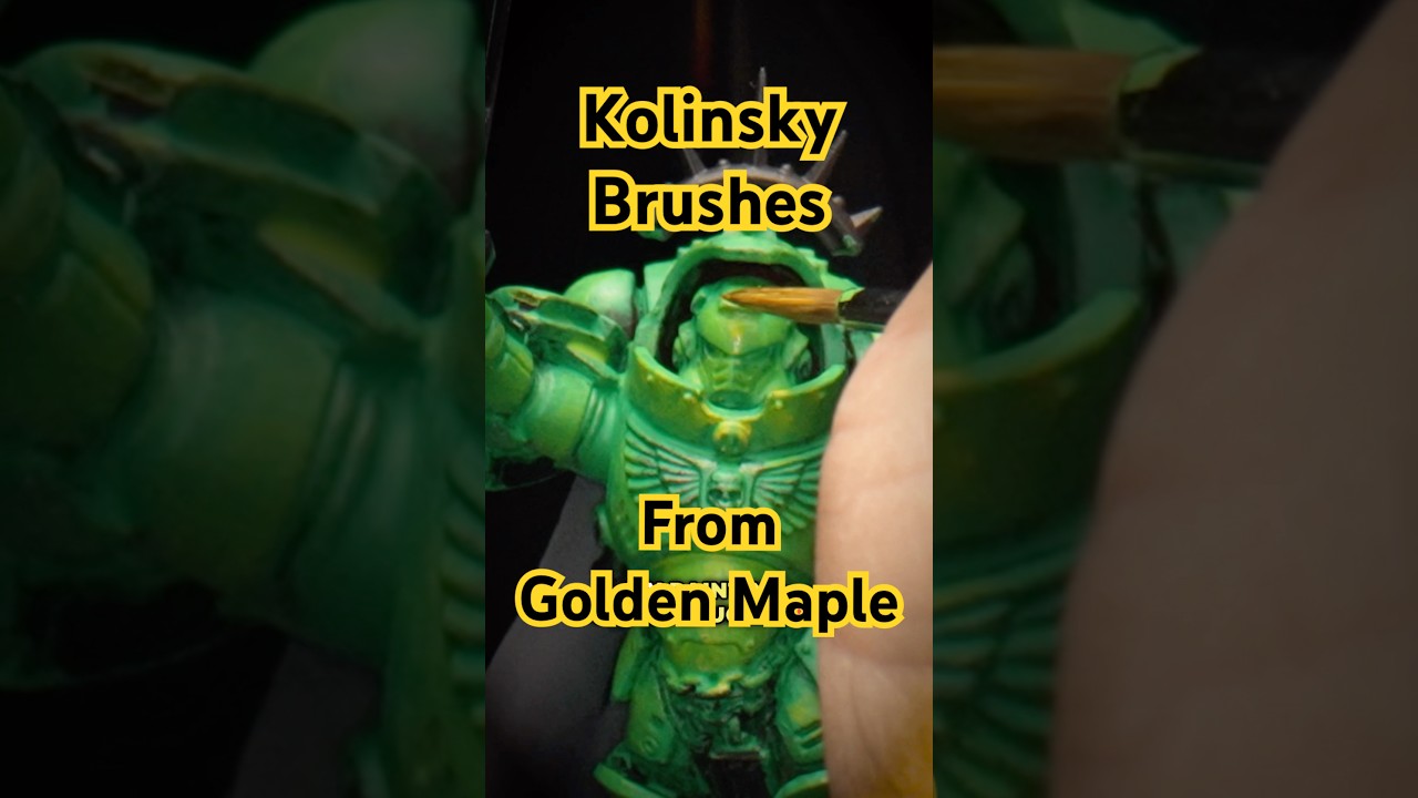 Great Brushes for Painting Your Warhammer Miniatures!