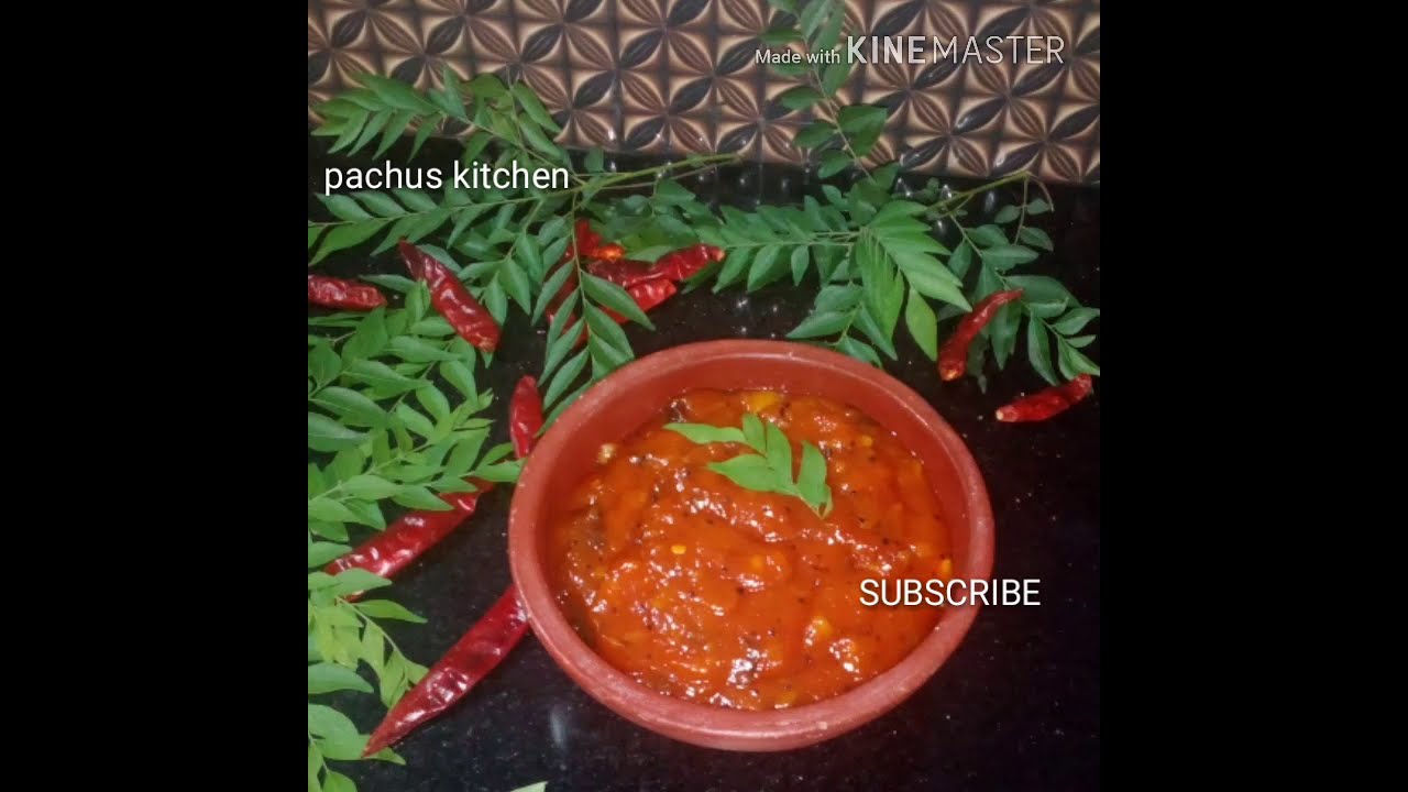 How to make pachamanga thottucurri