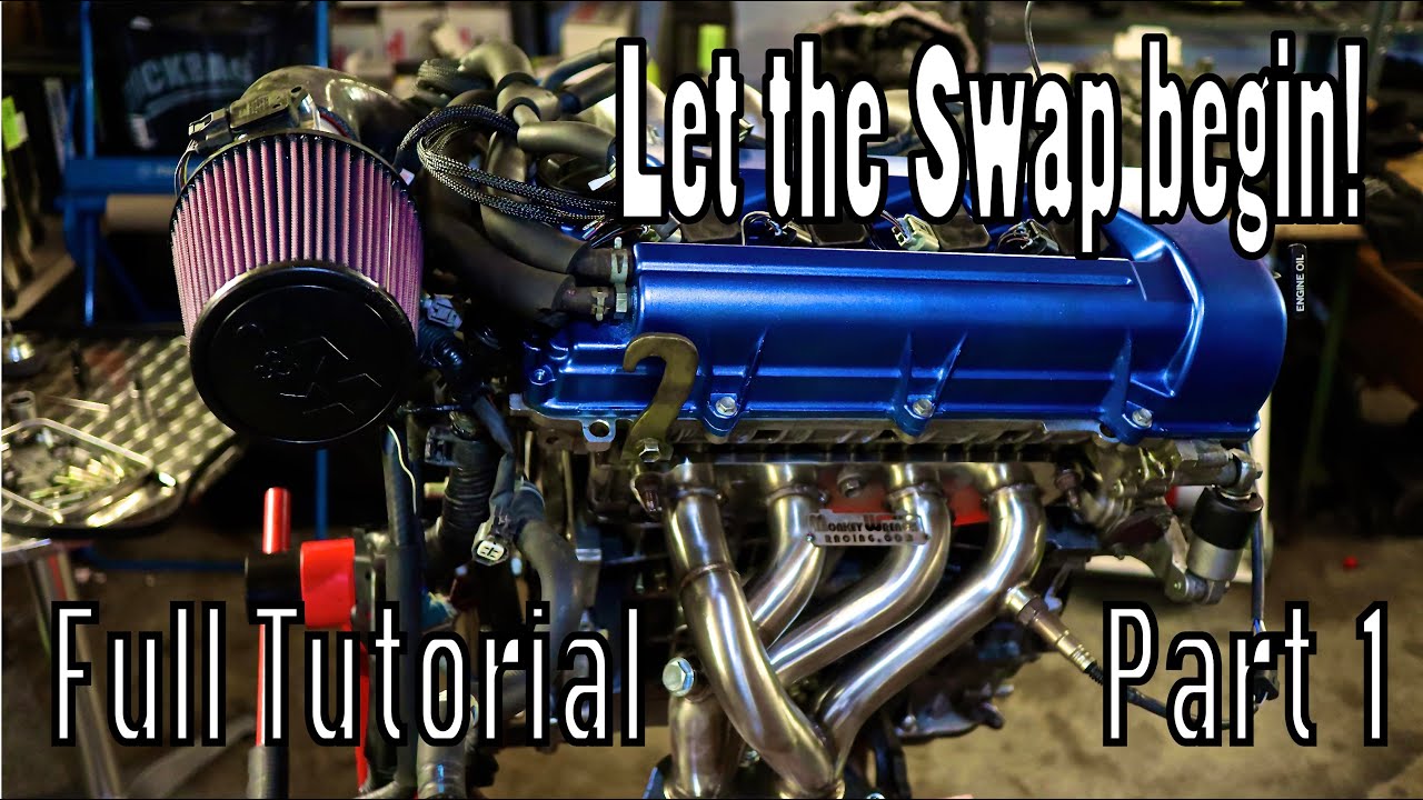 EP10 Project Lotus Hunter. Let the 2ZZ-GE Swap into the Toyota MR2 Spyder (MR-S) zzw30 begin! Part 1