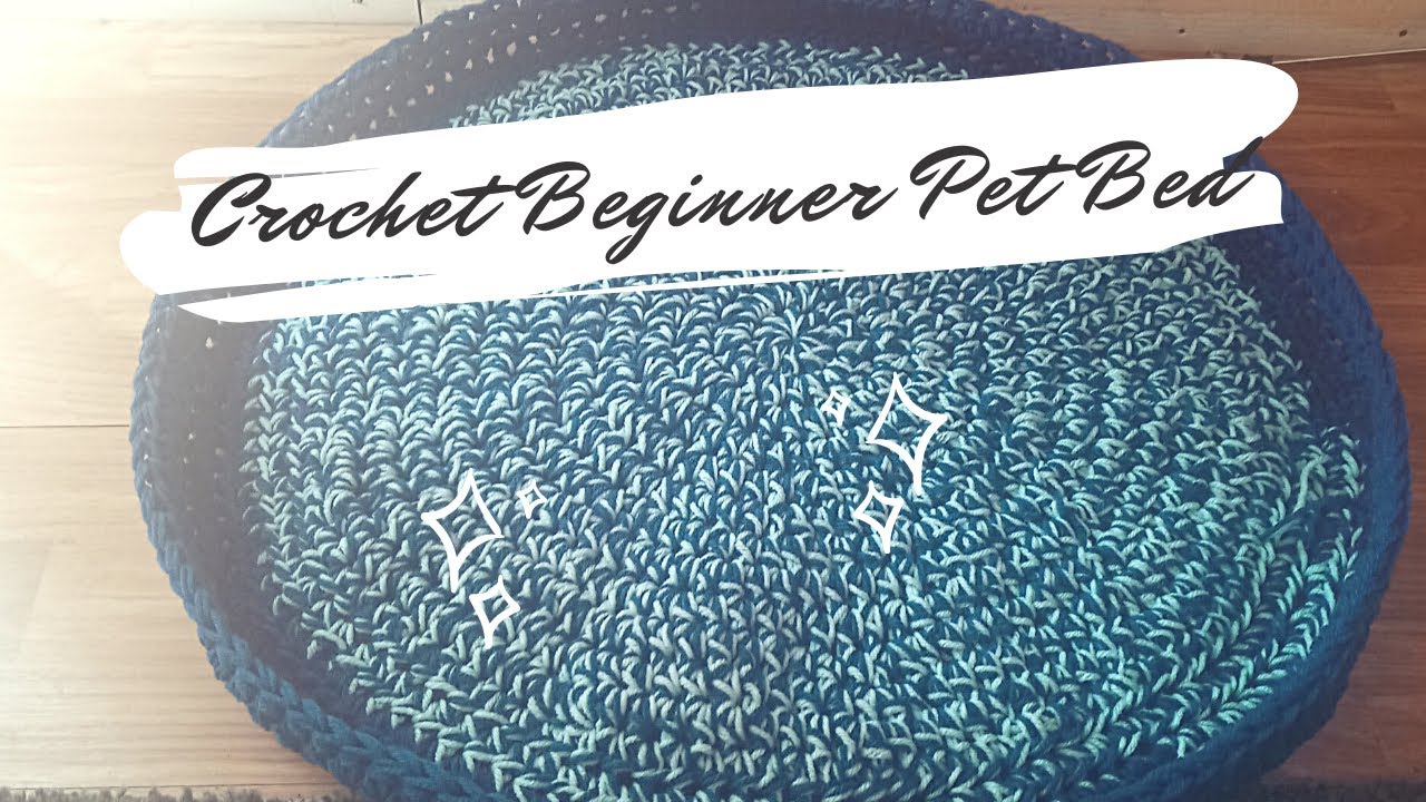 How To Crochet: Beginner Pet Bed | Right Handed |  Missouri Makes