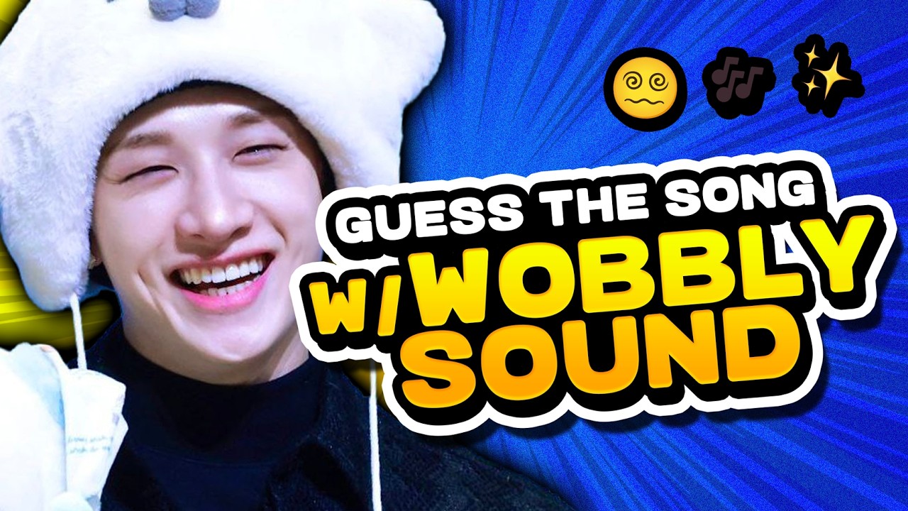 GUESS THE KPOP SONG w/ WOBBLY SOUND 😵‍💫 | KPOP QUIZ 202