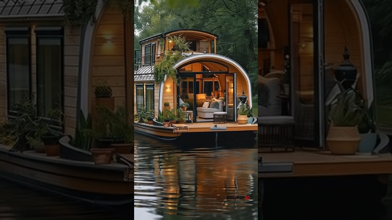 Living the Dream on a Floating Tiny Home!