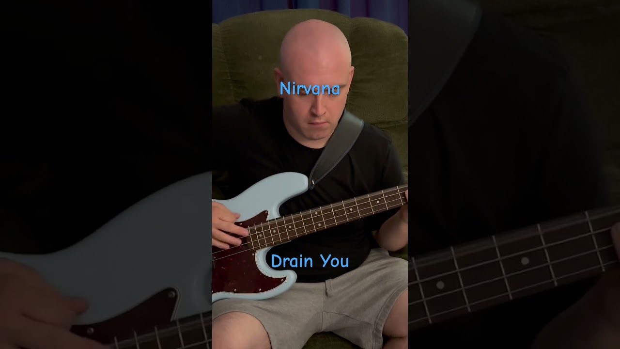 Nirvana - Drain You (Bass Cover) #nirvana #nevermind #basscover #bass #guitar #grunge #rock