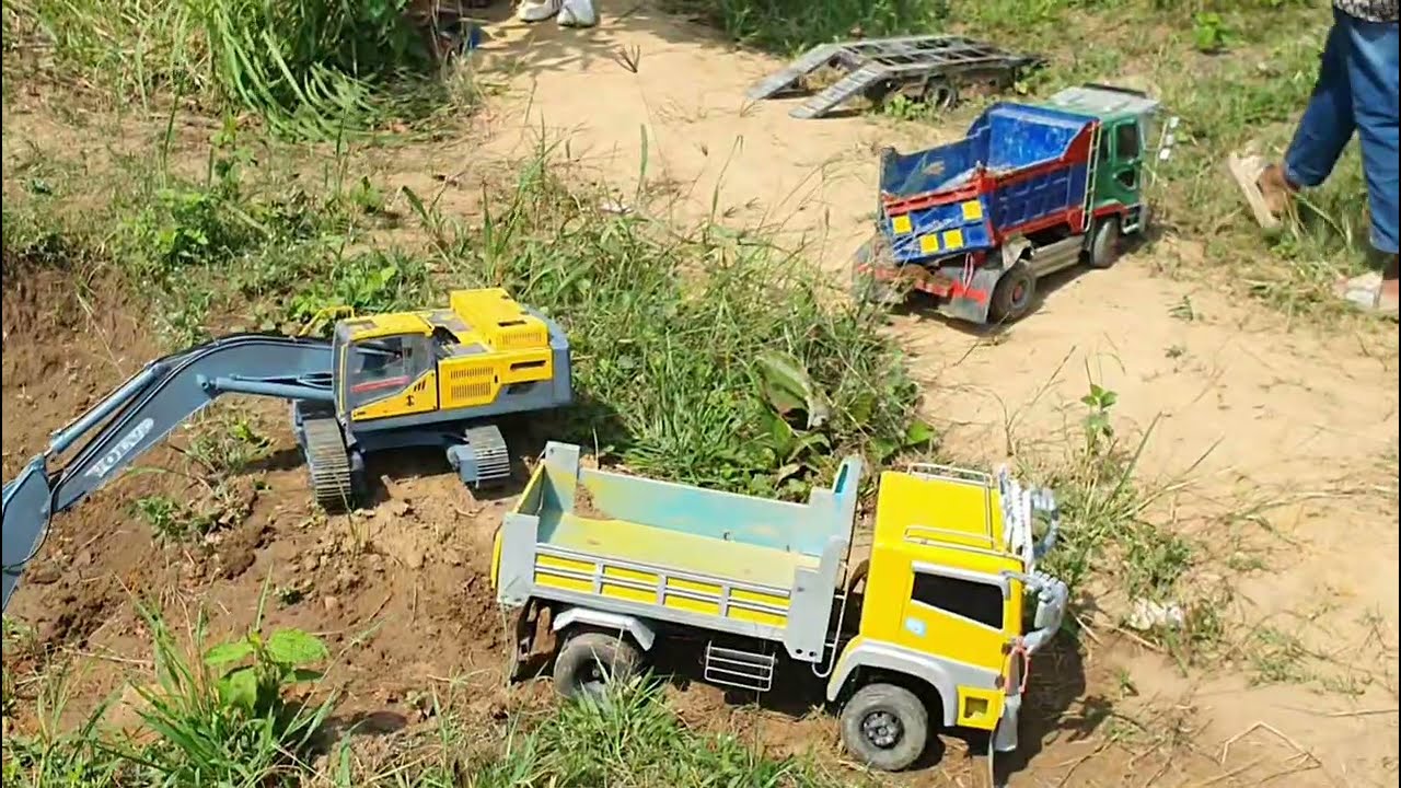 Amazing RC Construction Site with RC Truck Handmade 👍