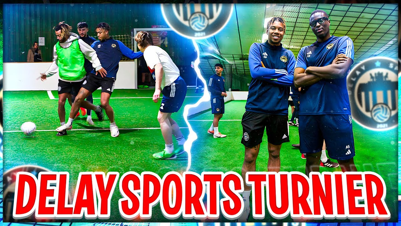 DELAY SPORTS TURNIER!😍⚽ VEREINS HALLENTURNIER mit Alieu, Micha & Co🔥 VLOG 221