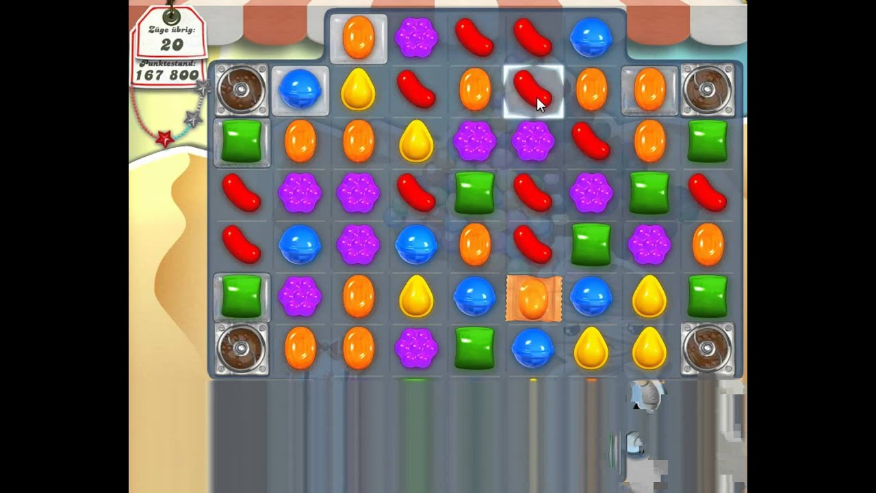 Candy Crush Saga Level 167 [NEW / NEU] - No Boosts :)