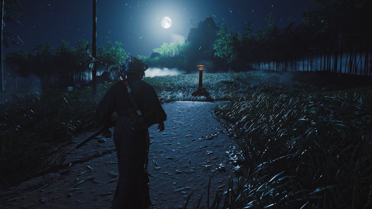 GHOST OF TSUSHIMA - RELAXING WALKING 4K