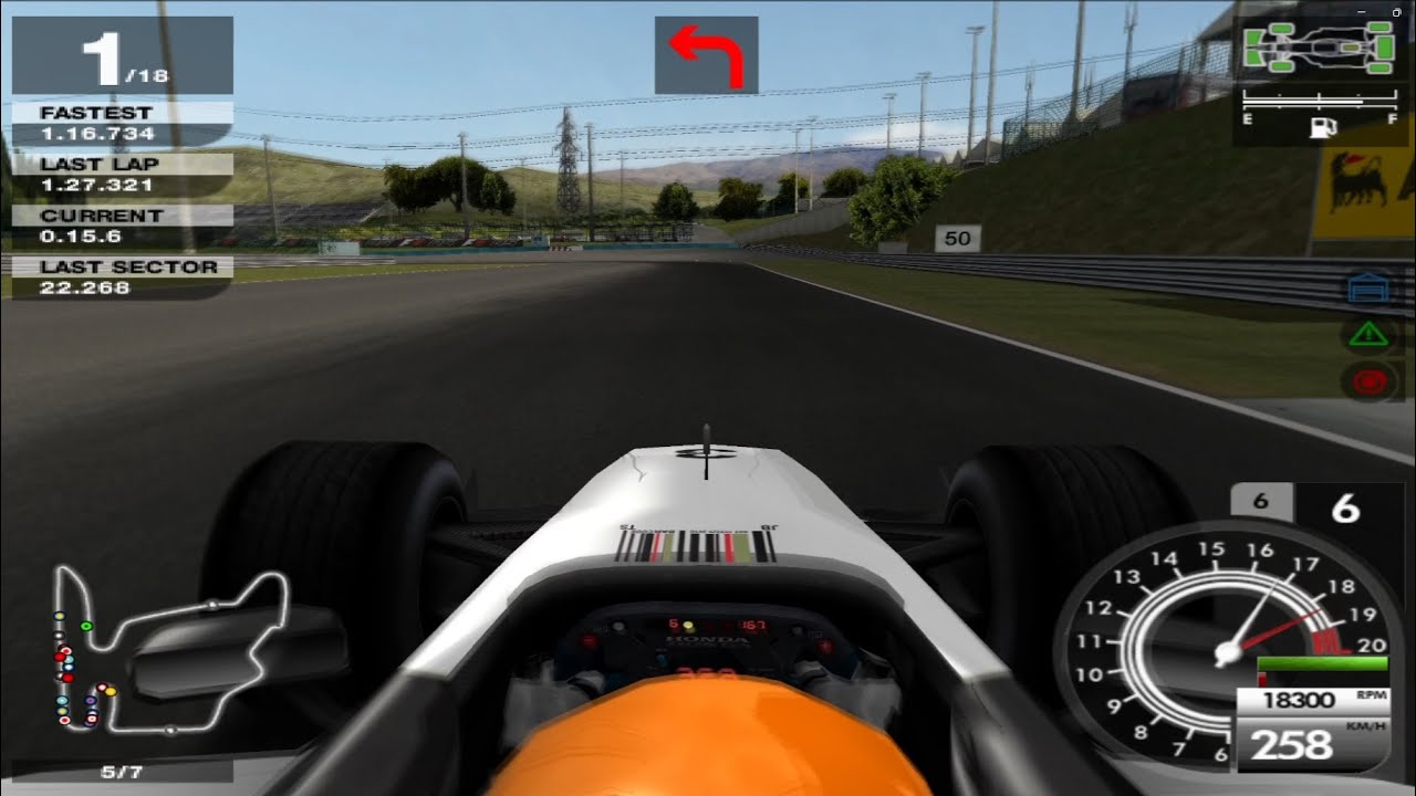 Formula One 05 - Career, BAR, Hungary, PS2 Emulator [13/19]
