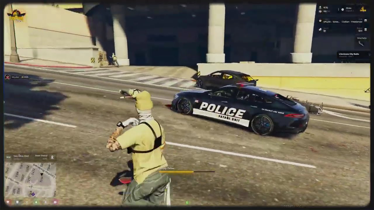 ح.7 السرقة والاجرام🤠مع دخول☠️شخصية المعاقب🔥  #fivem #gtarpclip #gtafivem