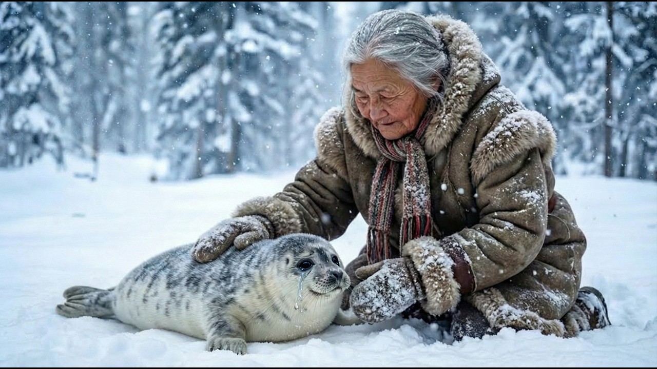 She Was Freezing in the Siberian Ice −71°C — A Baby Seal’s Last Hope Emerged