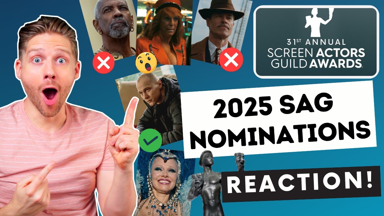 2025 SAG Nominations REACTION!!  |  BRUTAL-ist Snubs!!