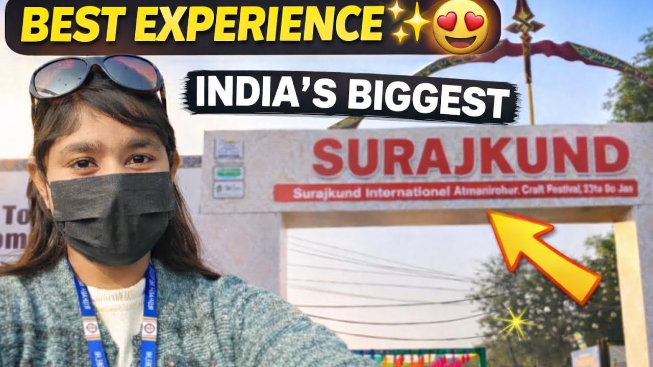 Surajkund Mela 2026 | Fun vlog | mini vlog | food and culture |