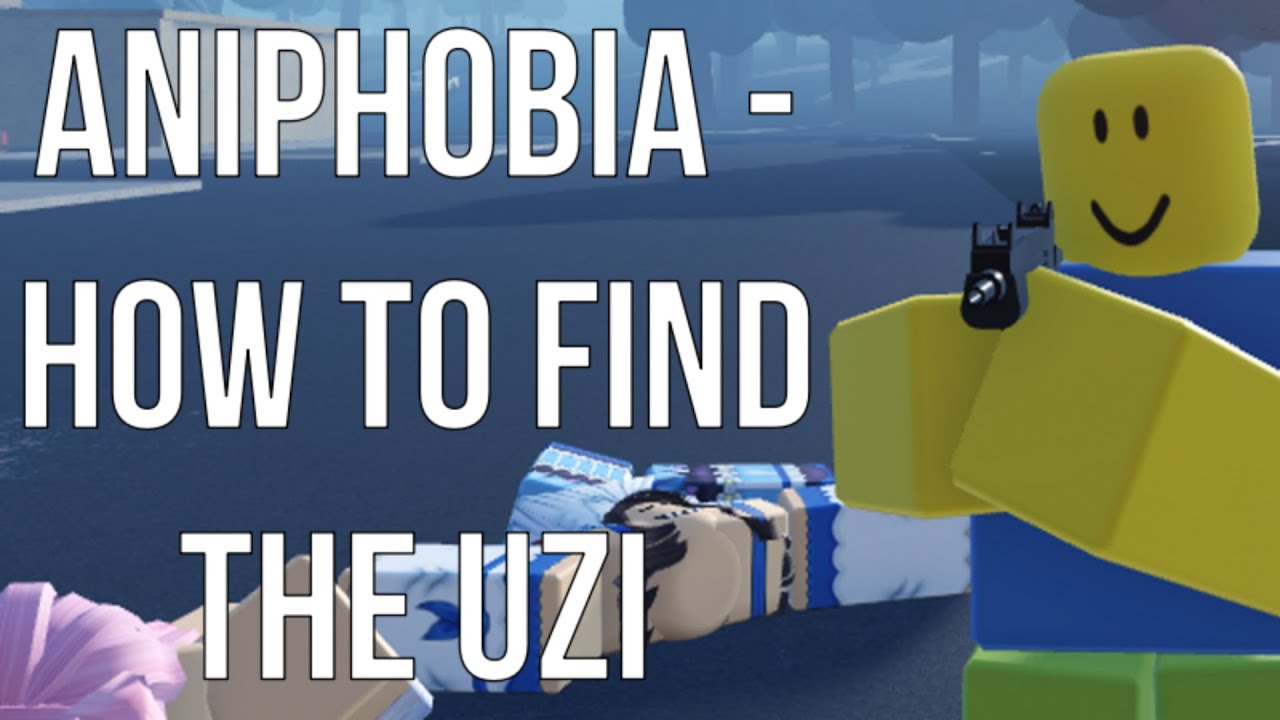 Roblox: AniPhobia - How To Find The Uzi (The Police Station Secret)
