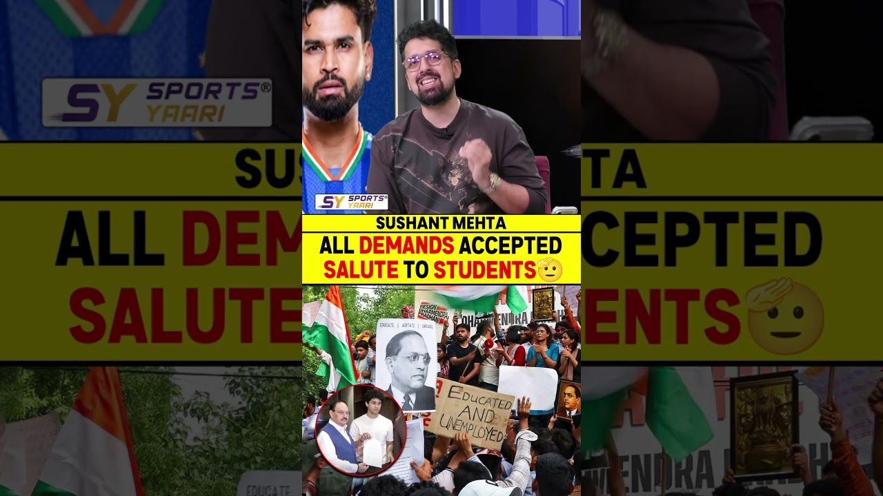 ALL DEMANDS ACCEPTED SALUTE TO STUDENTS #dharmendrapradhan #protest #students #neet #demand