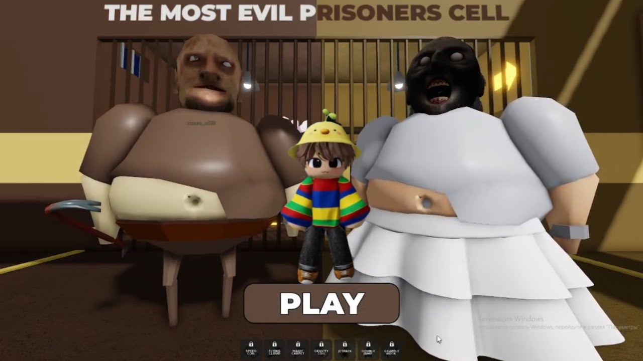 GRANNY 👵 VS GRANDPA 👴 ESCAPE PRISON! 🚓 | Roblox Obby Gameplay