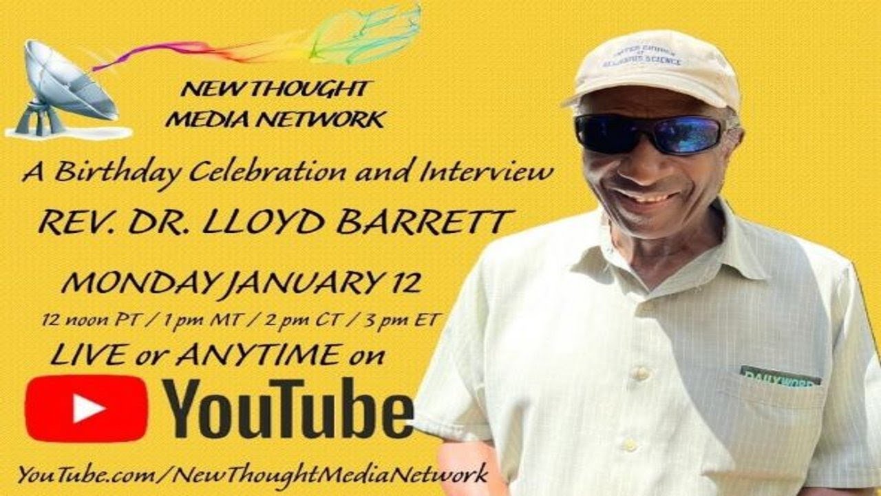 SPECIAL LIVE INTERVIEW w/ Rev. Dr. Lloyd Barrett