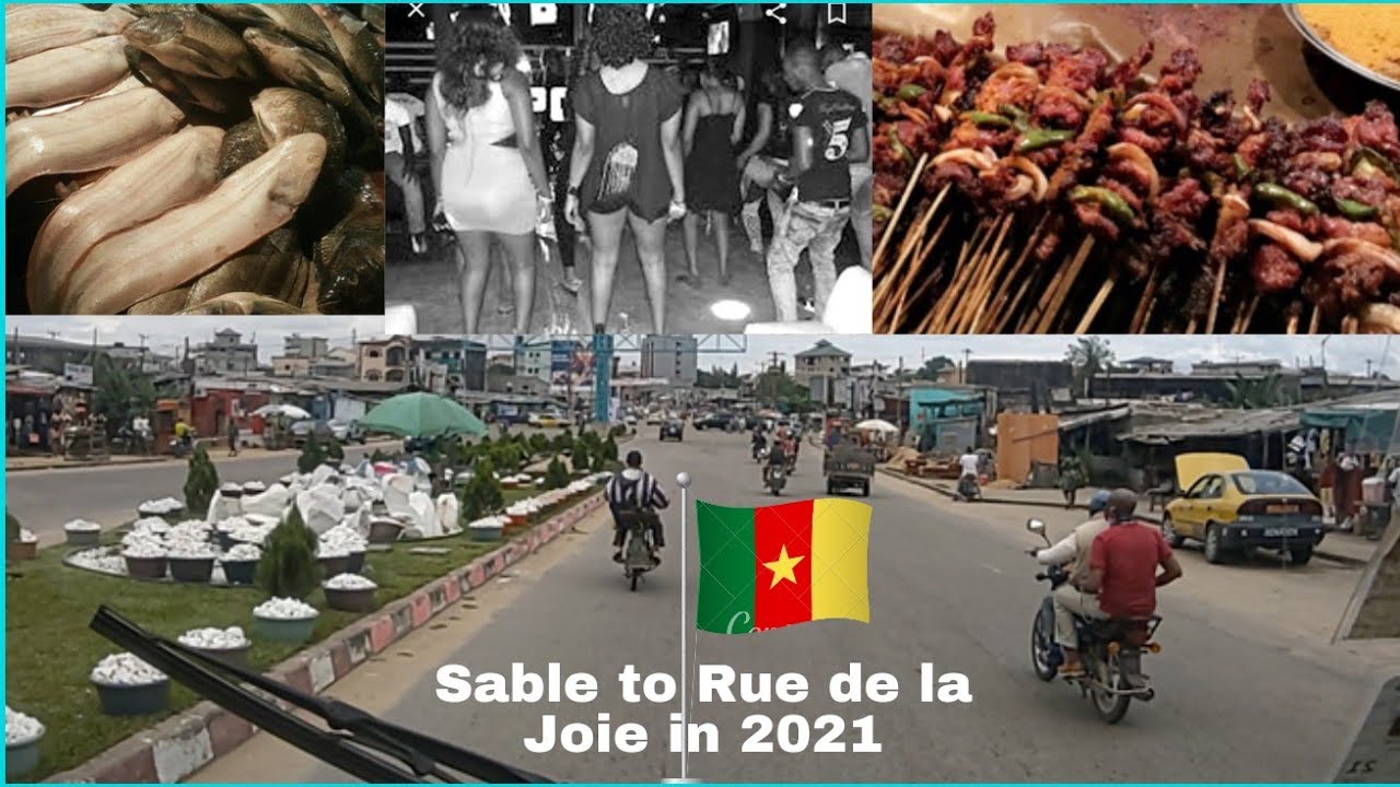 RUE DE LA JOIE DOUALA. #Tourdeville #Sable #Ruedelajoie #Rondpoint #Doualain2021 #Citytour