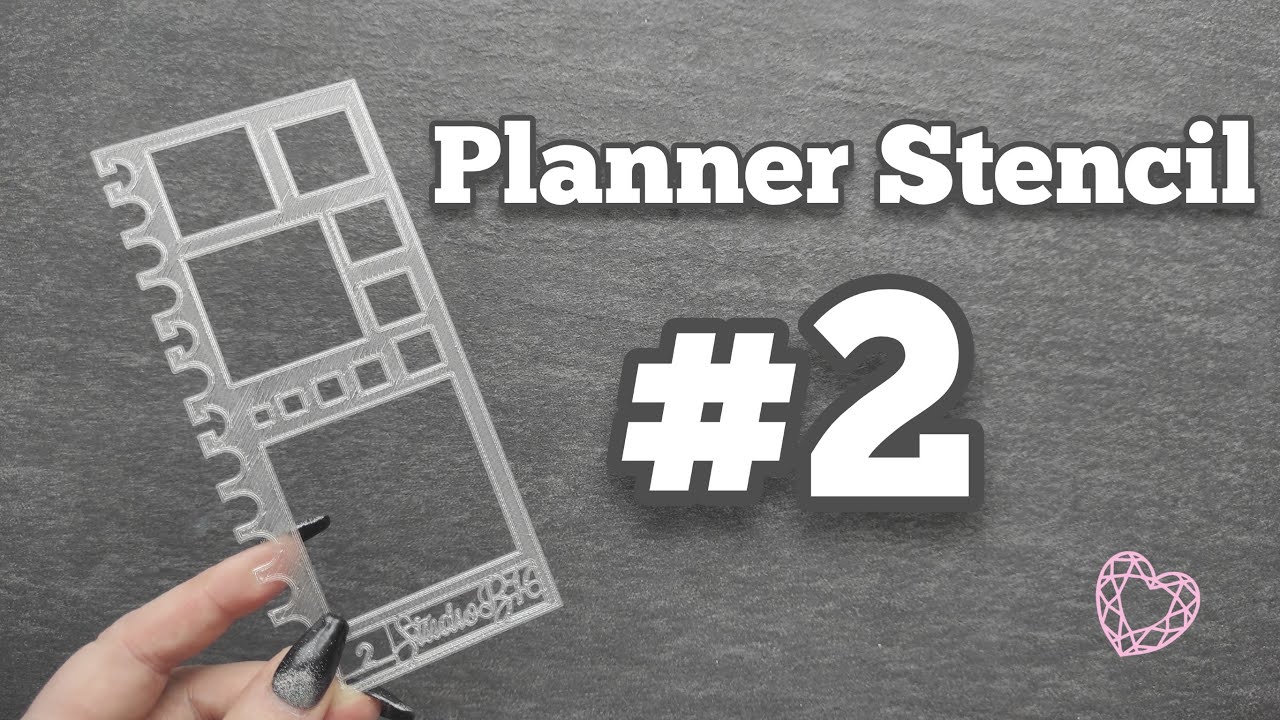 Taking a closer look at Stencil number two from Plan With StudioB16