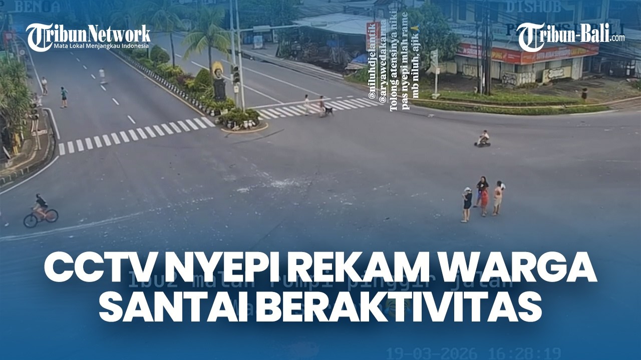 Viral CCTV Nyepi: Warga Santai Beraktivitas, Simpang Benoa dan Pemelisan Tak Sepi