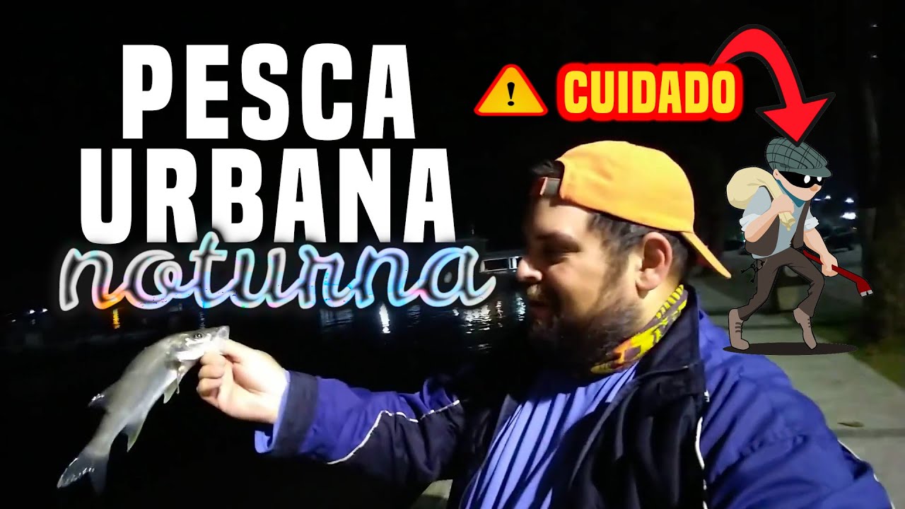 PESCA URBANA DE ROBALO À NOITE COM ISCA ARTIFICIAL DE BARRANCO - E pra quem vem, recado importante.