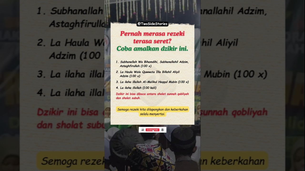 Dzikir Pagi Pembuka Rezeki yang Paling Mustajab! Coba Amalkan! #dakwah #shorts #motivasiislami #fyp