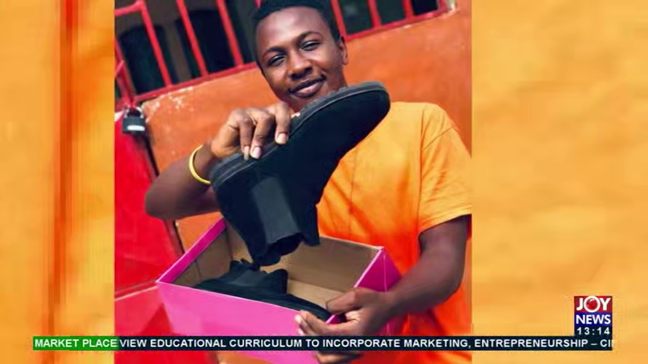 KNUST final year student makes headway with his shoemaking business - The Market Place (9-11-21)