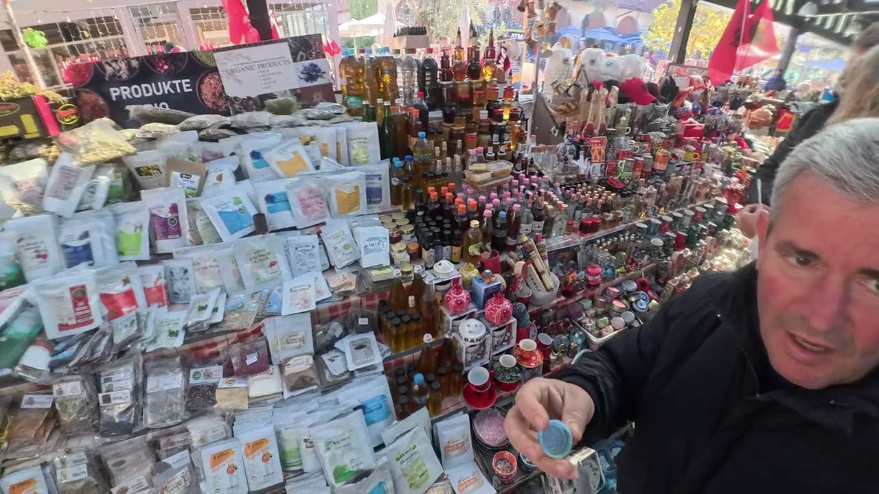 Walking Around the New Bazaar in Tirana, Albania | Saturday Market Vibes & Local Culture