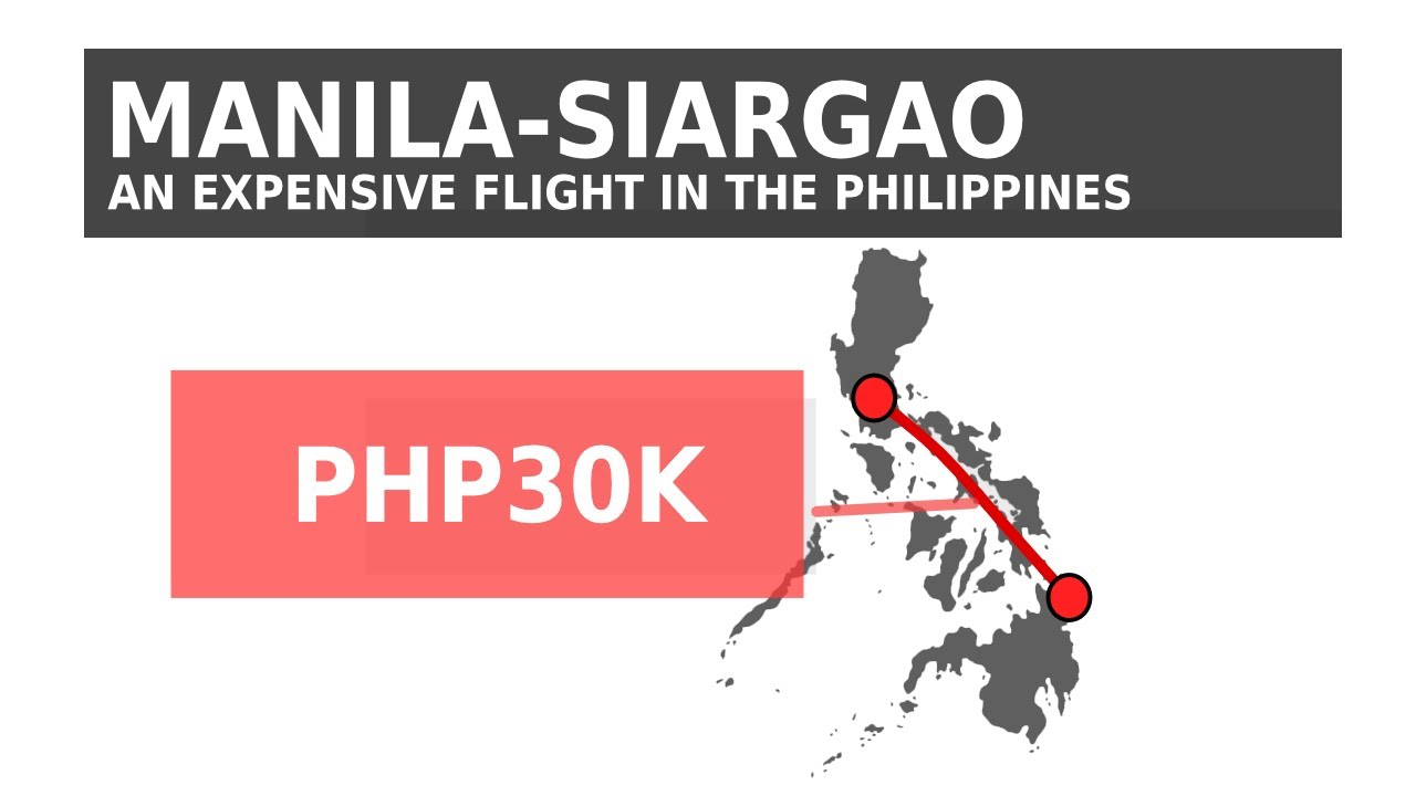 Manila-Siargao: An Expensive Flight in the Philippines