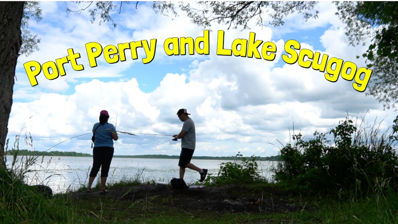 Fishing at LAKE SCUGOG | Exploring PORT PERRY ONTARIO.