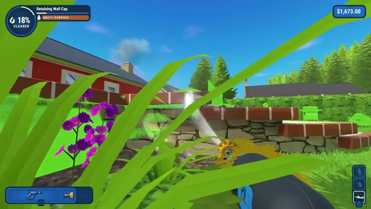 PowerWash Sim - Cleaning The Garden