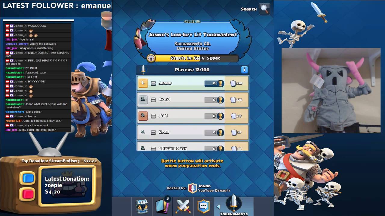 Jonno's Low-key Lit Tournament! Live w/JonnoPlaysCoC