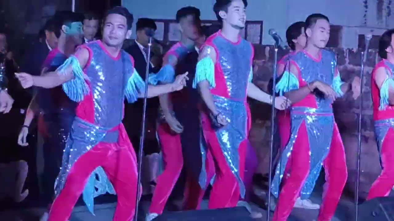 original don podring orchestra male dancers brgy fiesta Torres bugallon 4/27/23 mangatarem, pang