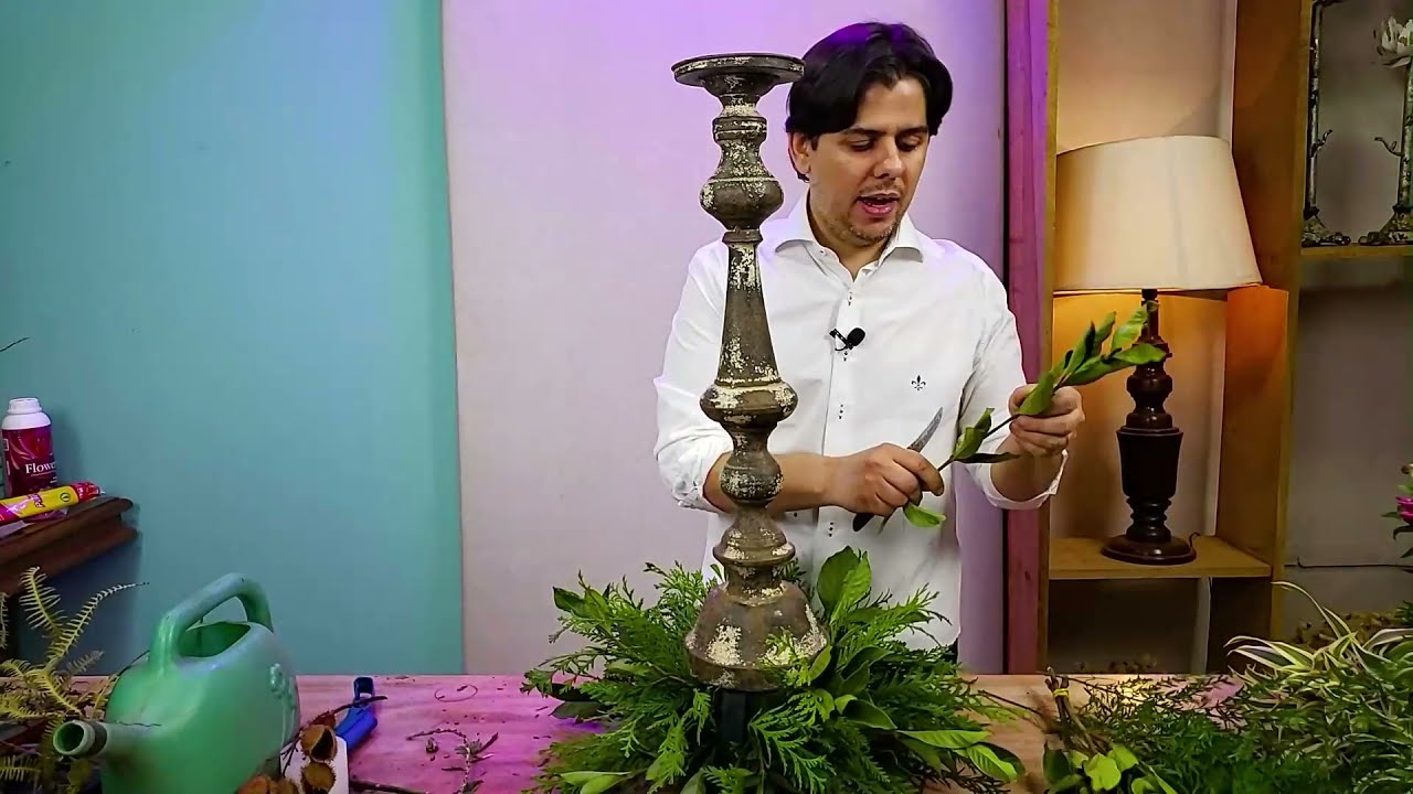 TIMELAPSE DE UM ARRANJO FLORAL COM CASTI&Ccedil;AL 😍