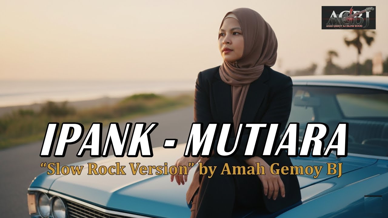 IPANK - MUTIARA Slow Rock Version bya Amah Gemoy BJ (Music Video Lirik)