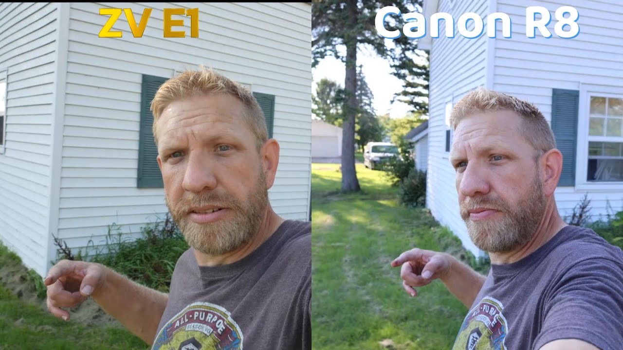 ZV-E1 VS Canon R8 Walking Stabilization test and Standard and Low Light Ultimate Battle!