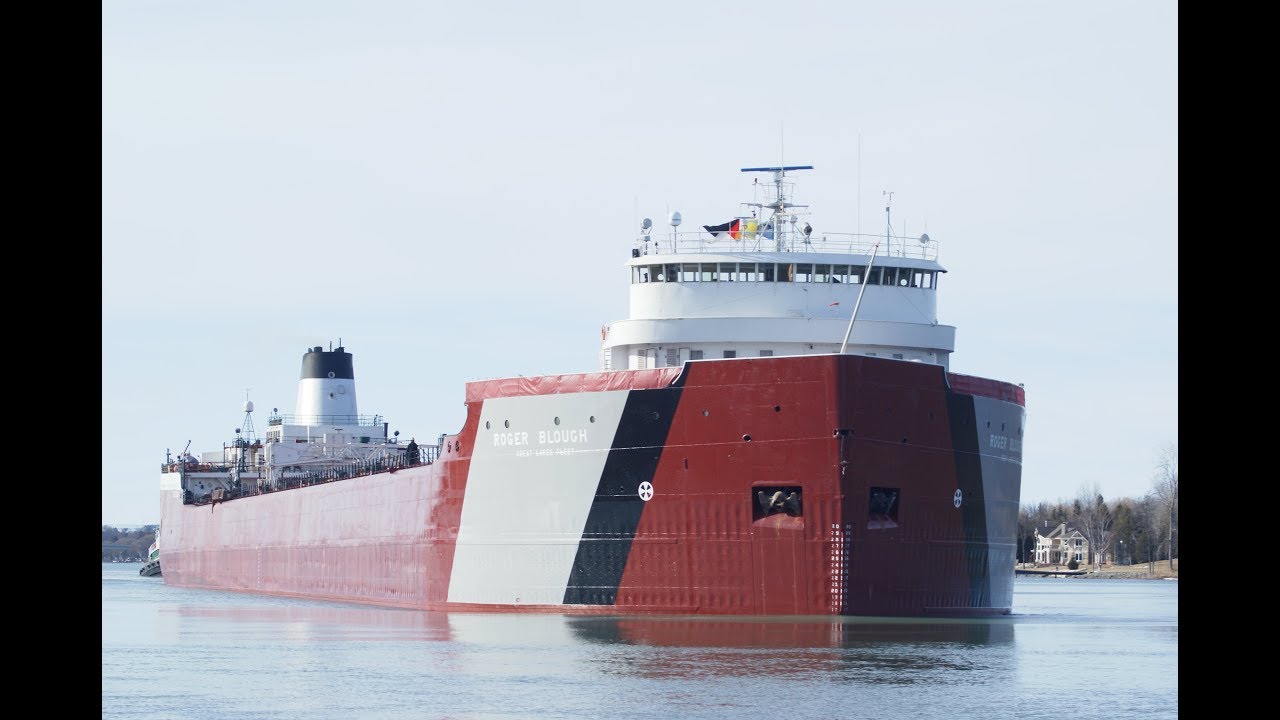 Sailing out of Winter Layup  in Sturgeon Bay, 2018