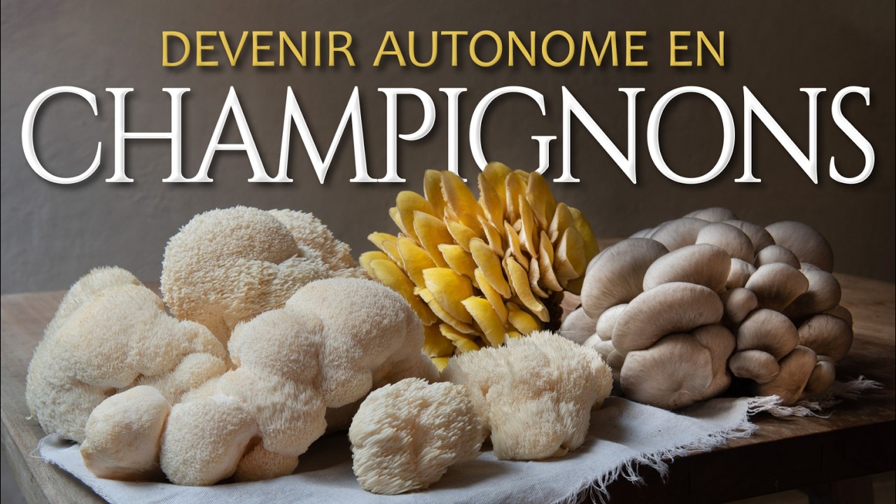 Des CHAMPIGNONS toute l'année🍄​ Les cultiver chez soi, facilement, à l'intérieur ou l'extérieur!