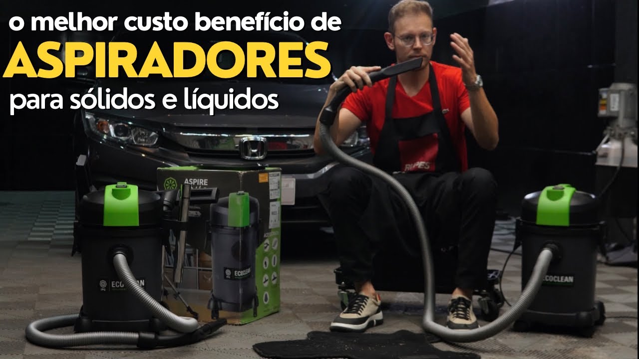 O melhor aspirador do mercado atual na relação custo benefício - Ecoclean da IPC