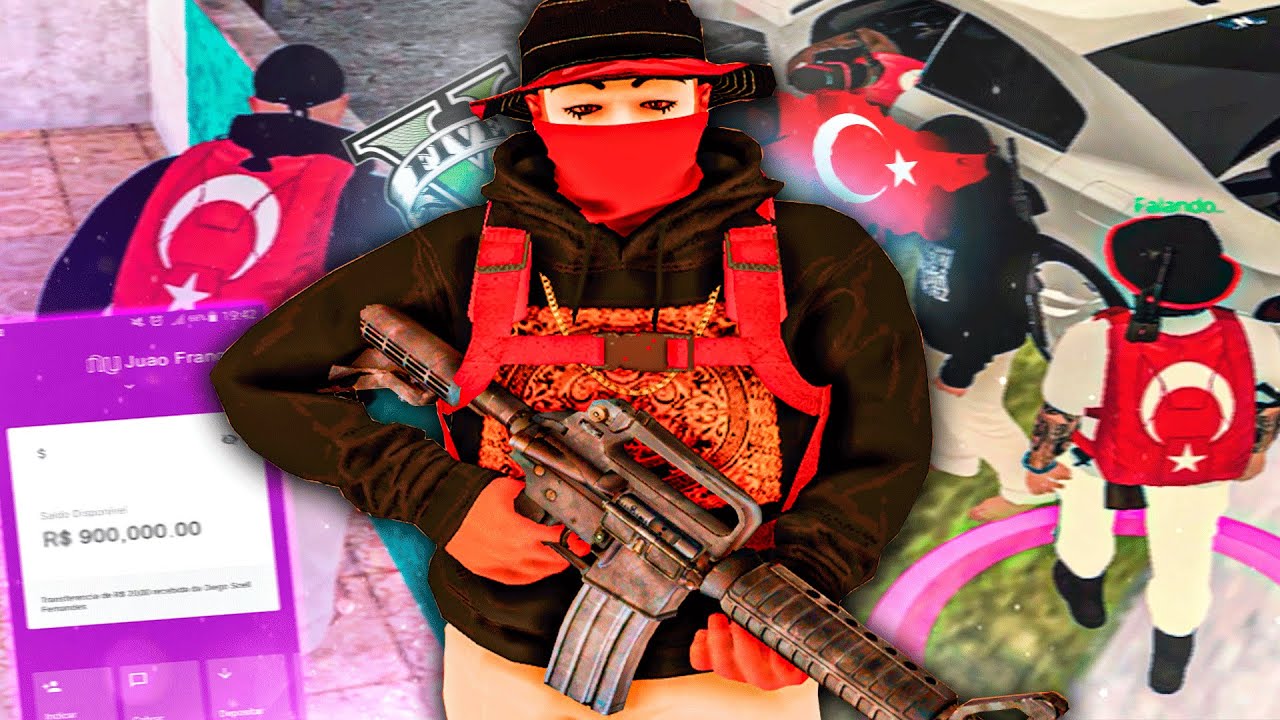 Fiz Parceria Com a Tropa da Turquia e Juntei 900 Mil no GTA MTA