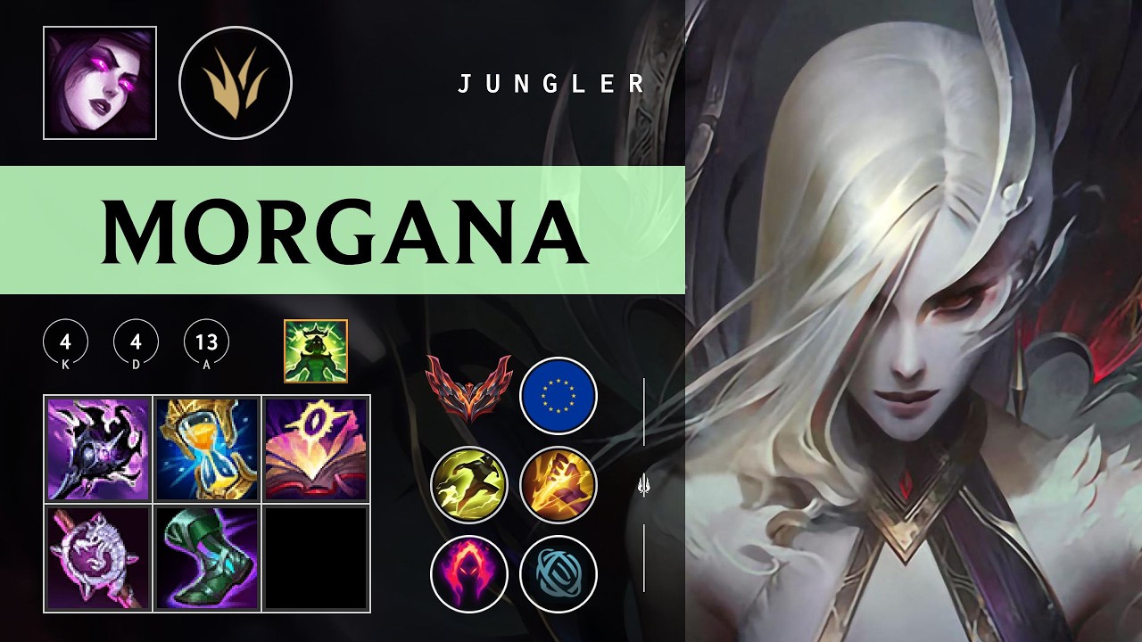 Morgana Jungle vs Kha'Zix - EUW Grandmaster Patch 26.04