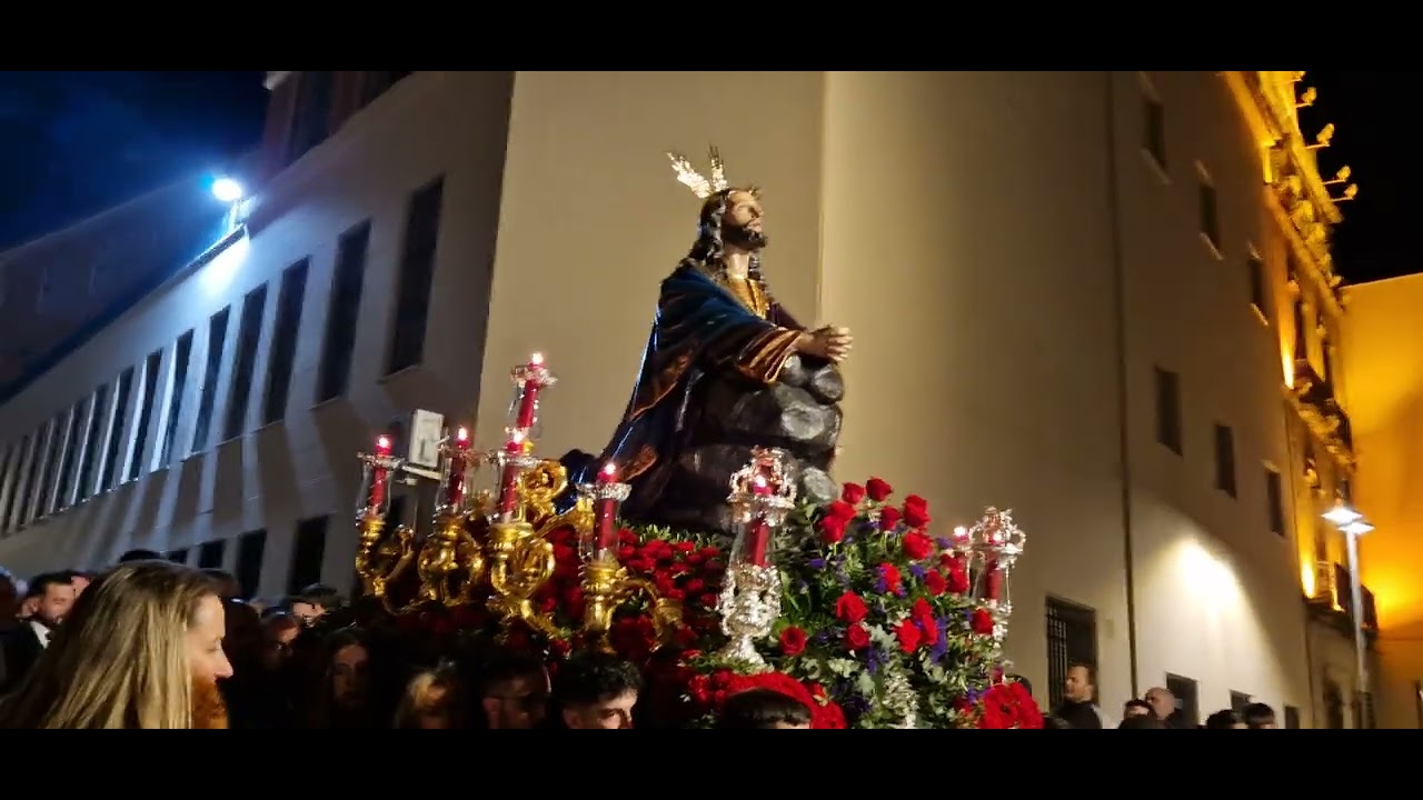 Traslado Oración al Huerto por la calle San Luis de Linares, Jaén 2026