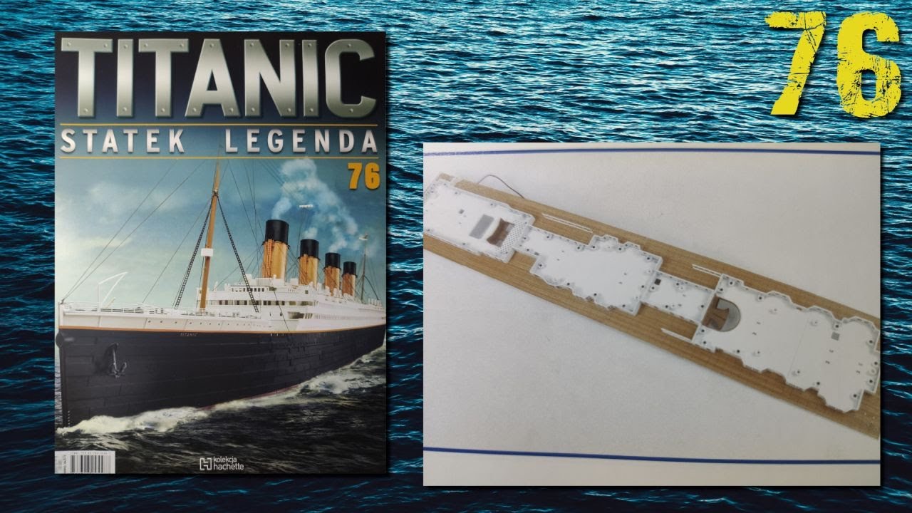 Titanic 1/200 model Hachette - palarnia 1 klasy - 76
