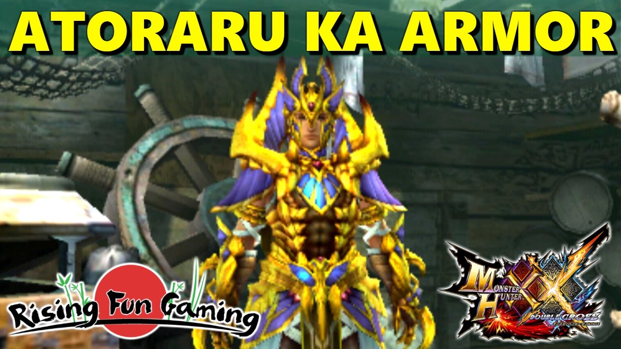Monster Hunter XX: Atoraru Ka/ Neseto (ネセト) Blademaster Armor Overview