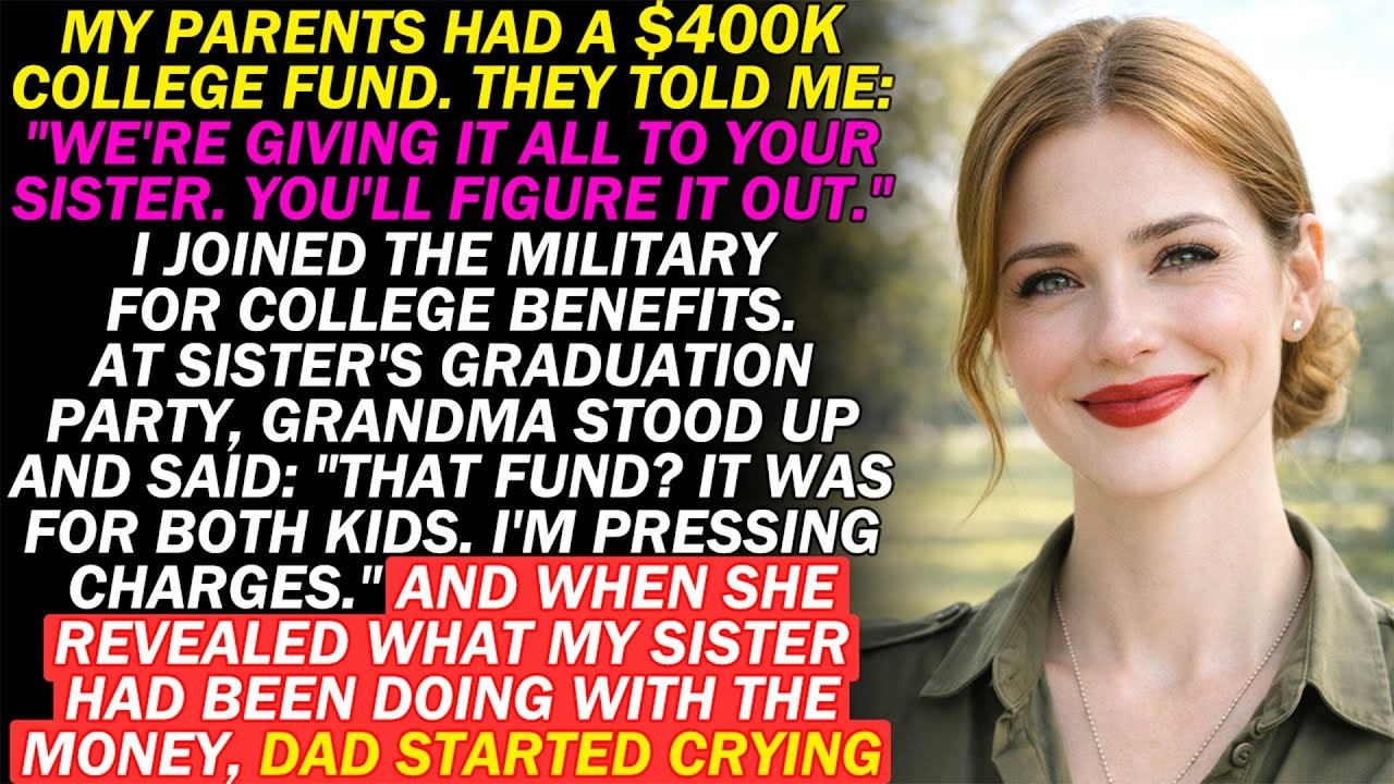 My Parents Paid For My Sister’s College But Not Mine—Then Dad Cried At Her Graduation