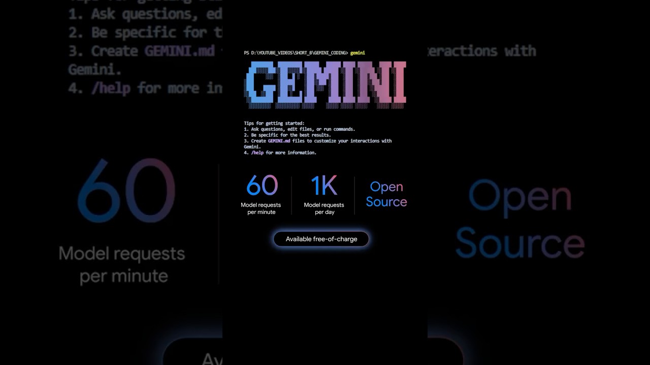 The BEST Free AI Coding Tool in 2025 &mdash; Gemini CLI Setup & Full Demo