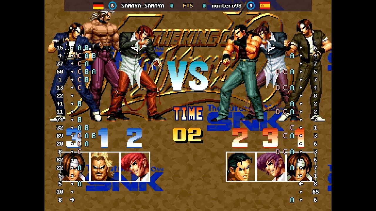 The King of Fighters '95 - 🇩🇪 SAMAYA-SAMAYA(B) vs 🇪🇸 montero98(B) | Fightcade (2026-03-14 18:27 UTC)