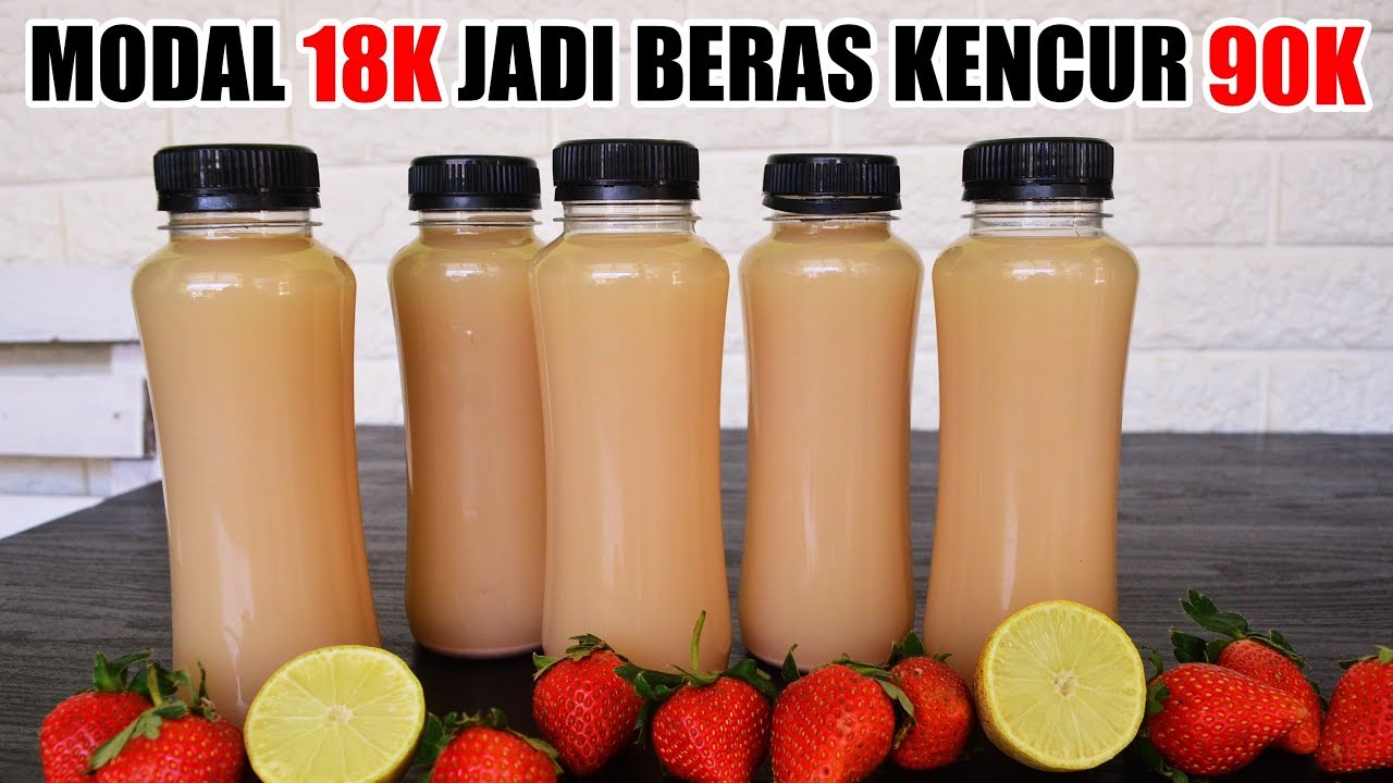 Beras Kencur Tanpa Pemanis, Pewarna Dan Pengawet Buatan