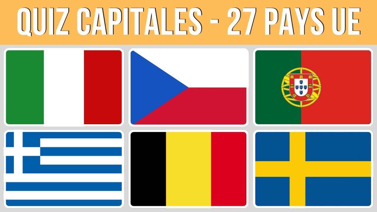 Quiz Devine la Capitale - Les 27 Pays de l'Union Européenne