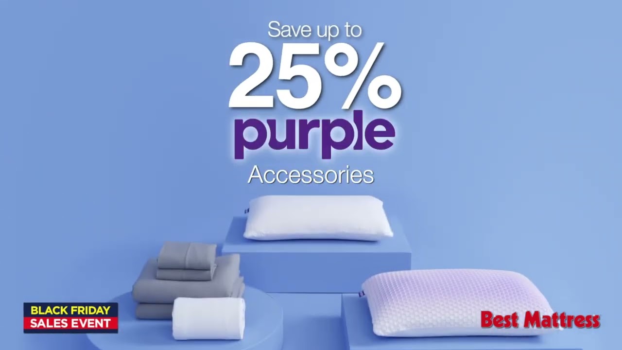 2022 Purple Black Friday Sale at Best Mattress